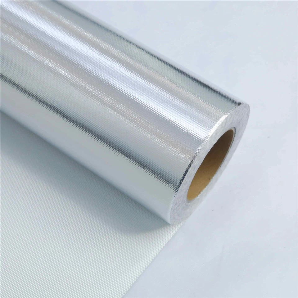 High Temperature Aluminum Foil Laminated Fiberglass Cloth A20330
